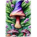 Tiny Mushroom Forest Antique A4 Acrylic Clipboard Back