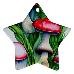 Woods Mushroom Forest Academia Core Ornament (star)