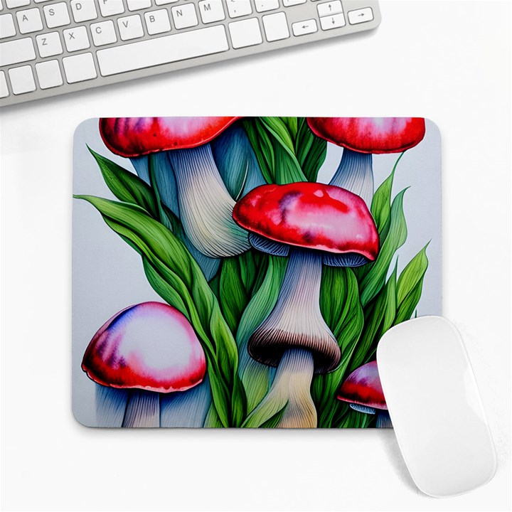 Woods Mushroom Forest Academia Core Large Mousepad