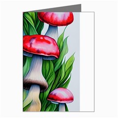 Woods Mushroom Forest Academia Core Greeting Cards (pkg Of 8) by GardenOfOphir