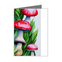 Woods Mushroom Forest Academia Core Mini Greeting Card by GardenOfOphir