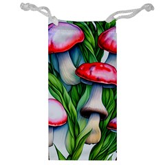 Woods Mushroom Forest Academia Core Jewelry Bag by GardenOfOphir