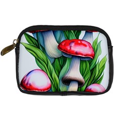 Woods Mushroom Forest Academia Core Digital Camera Leather Case by GardenOfOphir