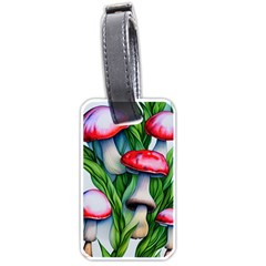 Woods Mushroom Forest Academia Core Luggage Tag (one Side) by GardenOfOphir