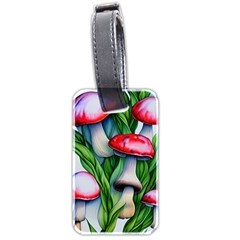 Woods Mushroom Forest Academia Core Luggage Tag (two Sides) by GardenOfOphir