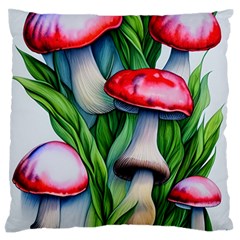 Woods Mushroom Forest Academia Core Standard Premium Plush Fleece Cushion Case (two Sides) by GardenOfOphir