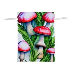 Woods Mushroom Forest Academia Core Lightweight Drawstring Pouch (s) by GardenOfOphir