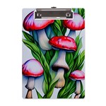 Woods Mushroom Forest Academia Core A5 Acrylic Clipboard Front