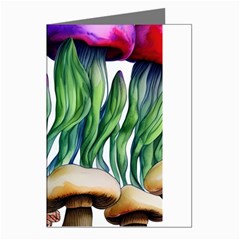 Cozy Mushroom Forest Historical Boho Greeting Cards (pkg Of 8) by GardenOfOphir