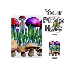 Cozy Mushroom Forest Historical Boho Playing Cards 54 Designs (mini) by GardenOfOphir