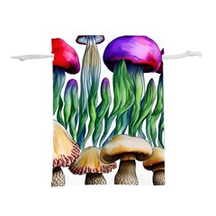 Cozy Mushroom Forest Historical Boho Lightweight Drawstring Pouch (s) by GardenOfOphir