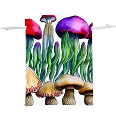 Cozy Mushroom Forest Historical Boho Lightweight Drawstring Pouch (xl) by GardenOfOphir