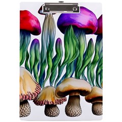 Cozy Mushroom Forest Historical Boho A4 Acrylic Clipboard by GardenOfOphir