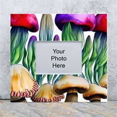 Cozy Mushroom Forest Historical Boho White Wall Photo Frame 5  X 7  by GardenOfOphir