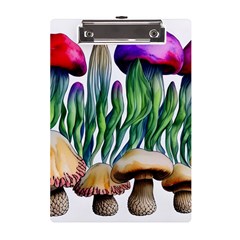 Cozy Mushroom Forest Historical Boho A5 Acrylic Clipboard by GardenOfOphir