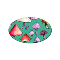 Goblin Mushroom Forest Boho Witchy Sticker Oval (100 Pack) by GardenOfOphir