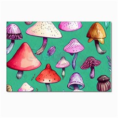 Goblin Mushroom Forest Boho Witchy Postcards 5  X 7  (pkg Of 10) by GardenOfOphir