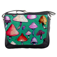 Goblin Mushroom Forest Boho Witchy Messenger Bag by GardenOfOphir