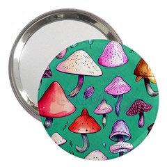 Goblin Mushroom Forest Boho Witchy 3  Handbag Mirrors by GardenOfOphir