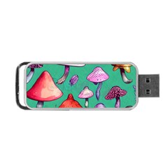 Goblin Mushroom Forest Boho Witchy Portable Usb Flash (one Side) by GardenOfOphir