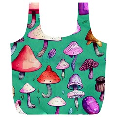 Goblin Mushroom Forest Boho Witchy Full Print Recycle Bag (xl) by GardenOfOphir