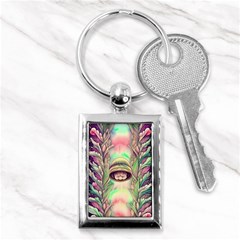 Mystic Mushroom Key Chain (rectangle) by GardenOfOphir