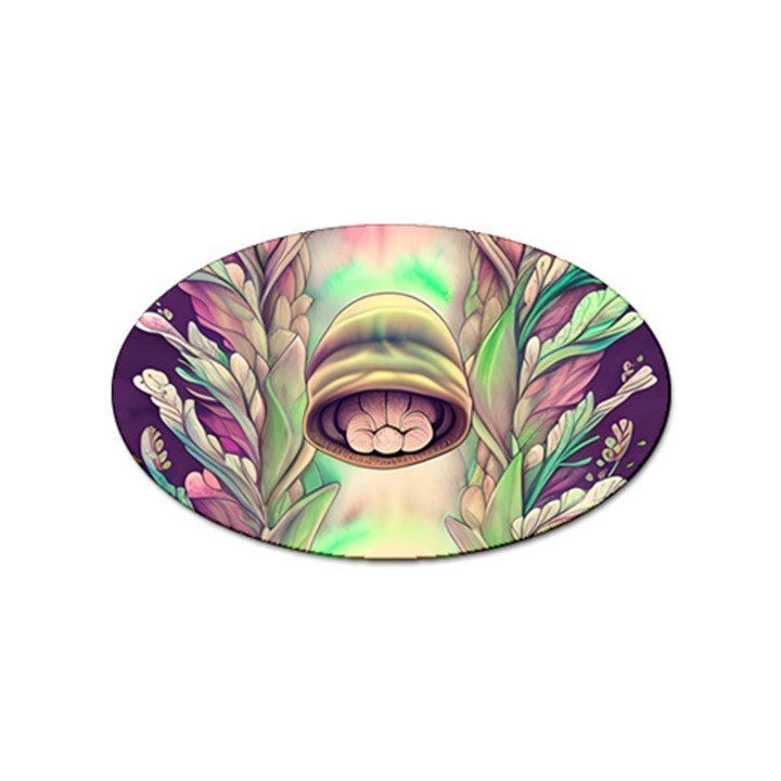 Mystic Mushroom Sticker (Oval)