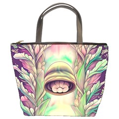 Mystic Mushroom Bucket Bag by GardenOfOphir