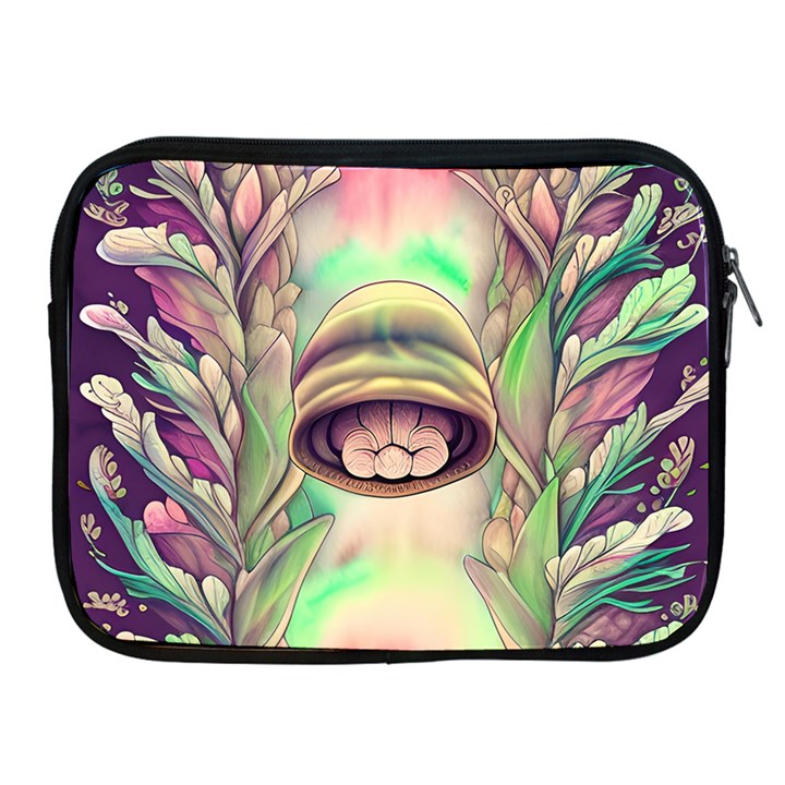 Mystic Mushroom Apple iPad 2/3/4 Zipper Cases