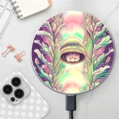 Mystic Mushroom Wireless Fast Charger(white) by GardenOfOphir