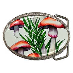 Forest Fungi Belt Buckles by GardenOfOphir