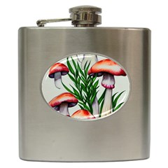 Forest Fungi Hip Flask (6 Oz) by GardenOfOphir