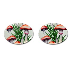 Forest Fungi Cufflinks (oval) by GardenOfOphir