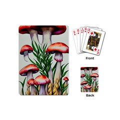 Forest Fungi Playing Cards Single Design (mini) by GardenOfOphir