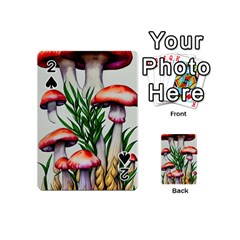 Forest Fungi Playing Cards 54 Designs (mini) by GardenOfOphir