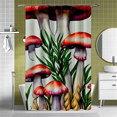 Forest Fungi Shower Curtain 48  X 72  (small)  by GardenOfOphir