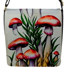 Forest Fungi Flap Closure Messenger Bag (s) by GardenOfOphir