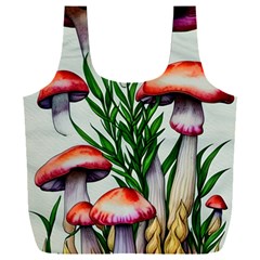 Forest Fungi Full Print Recycle Bag (xxl) by GardenOfOphir