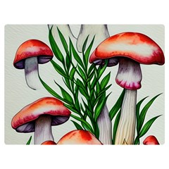 Forest Fungi Premium Plush Fleece Blanket (extra Small) by GardenOfOphir