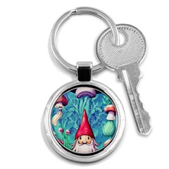 Mushroom Magic Key Chain (round) by GardenOfOphir