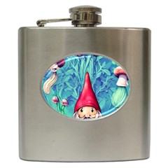 Mushroom Magic Hip Flask (6 Oz) by GardenOfOphir