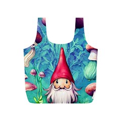 Mushroom Magic Full Print Recycle Bag (s) by GardenOfOphir