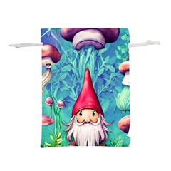 Mushroom Magic Lightweight Drawstring Pouch (l) by GardenOfOphir