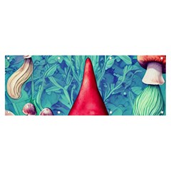 Mushroom Magic Banner And Sign 8  X 3  by GardenOfOphir