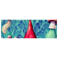 Mushroom Magic Banner And Sign 9  X 3  by GardenOfOphir