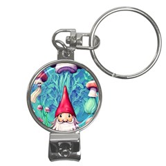 Mushroom Magic Nail Clippers Key Chain by GardenOfOphir