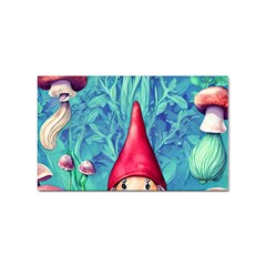 Mushroom Magic Sticker Rectangular (100 Pack) by GardenOfOphir