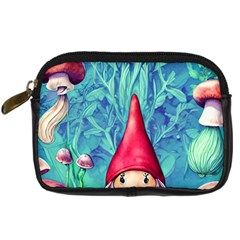 Mushroom Magic Digital Camera Leather Case by GardenOfOphir