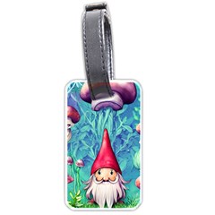 Mushroom Magic Luggage Tag (one Side) by GardenOfOphir