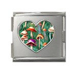 Witch s Woods Mega Link Heart Italian Charm (18mm) Front